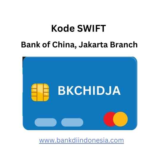 Kode Swift Bank of China, Jakarta Branch